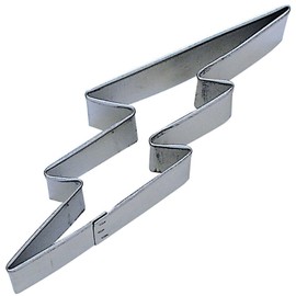 General OTBP Lightning Bolt Cookie Cutter 5.5 Inch –Tin Plated Steel Cookie Cutters - Lightning Bolt Cookie Mold