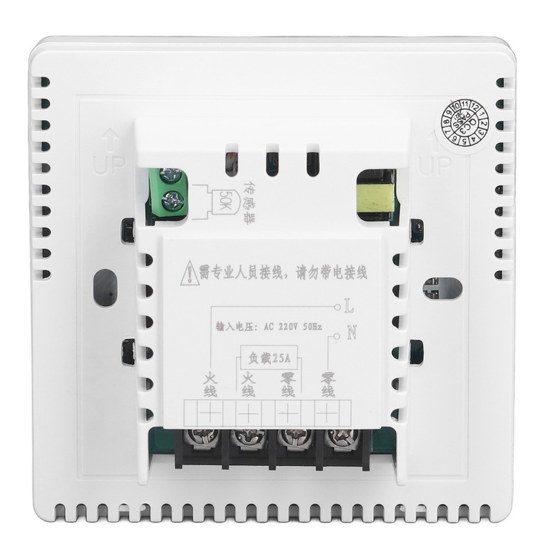 Household Thermostat Electric Heating Thermostat Intelligent Temperature Control Panel AC220V