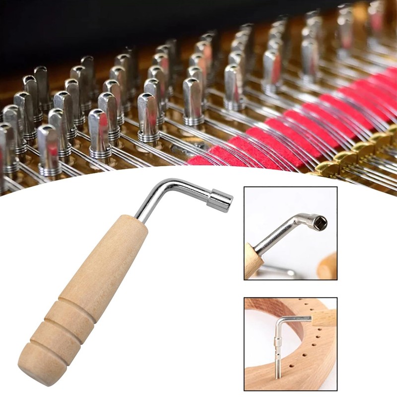 Dsjnf- Tuning wrench Harp tuning tool L-shaped harp adjusting wrench