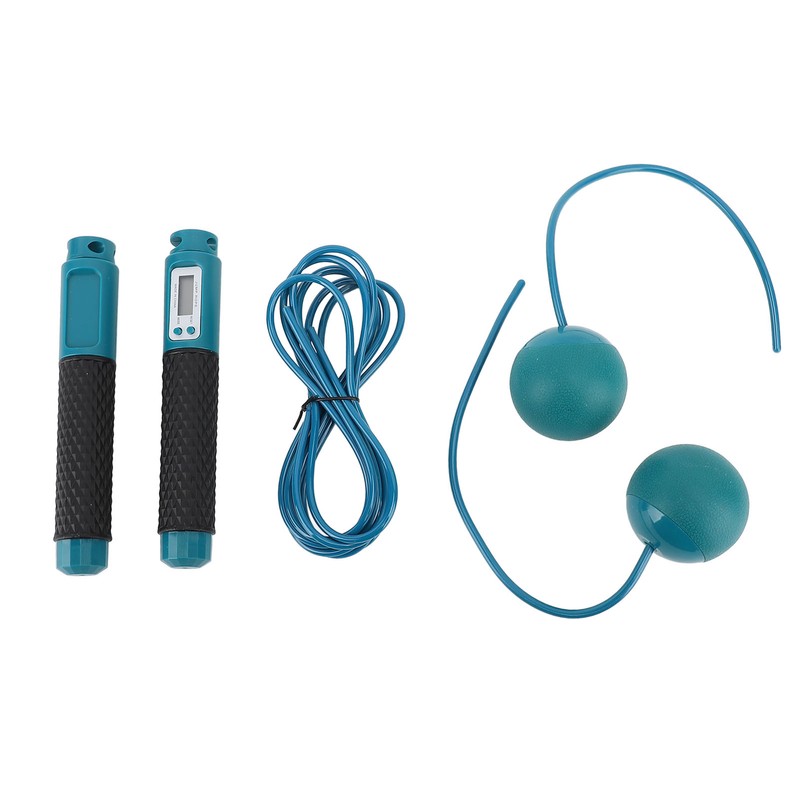 Cordless Jump Rope Weighted Accurate with Counter Ropeless Skipping Rope