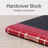 Boorum & Pease 96304 Record/Account Book, Black/Red Cover, 144 Pages,