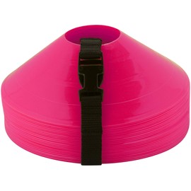 American Challenge Soccer Sports Disc Cones (Pink (25 Count), Standard)