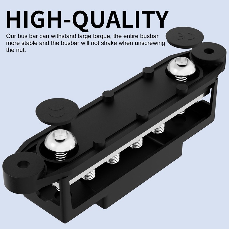 RVBOATPAT 275A Bus Bar 12V Power Distribution Block Car Audio