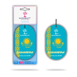 GLÜCKSBLATT premium Autoduft Autoparfüm Flagge KASACHSTAN