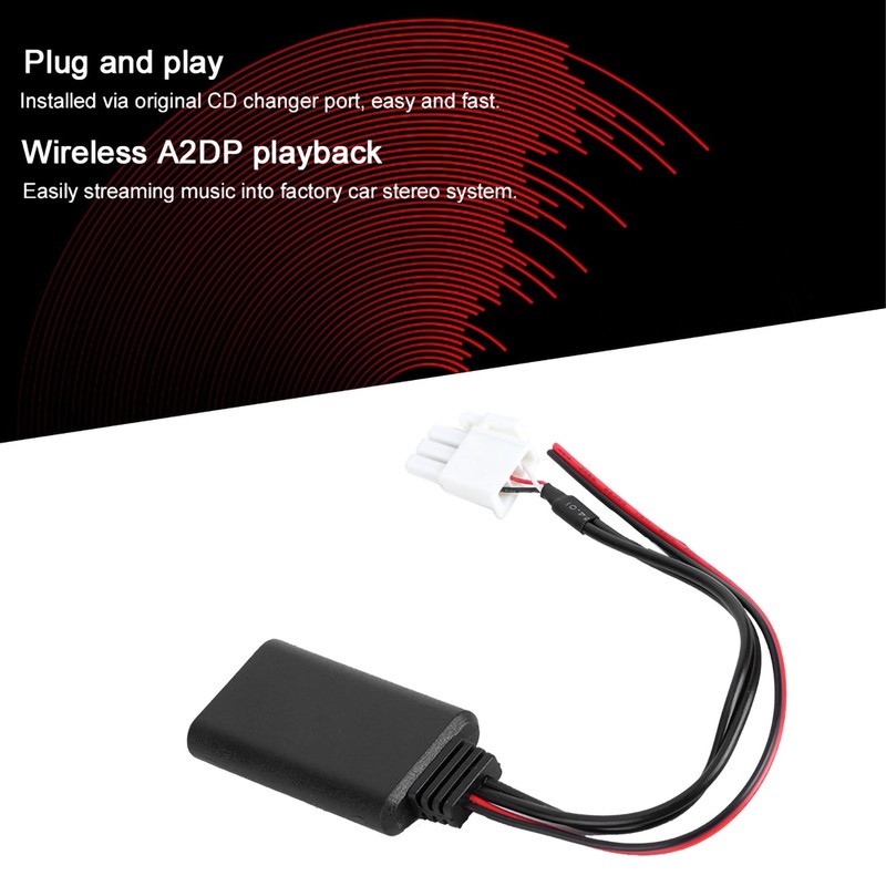 3‑Pin AUX Bluetooth Wireless Audio Cable Adapter Stereo Music Fit