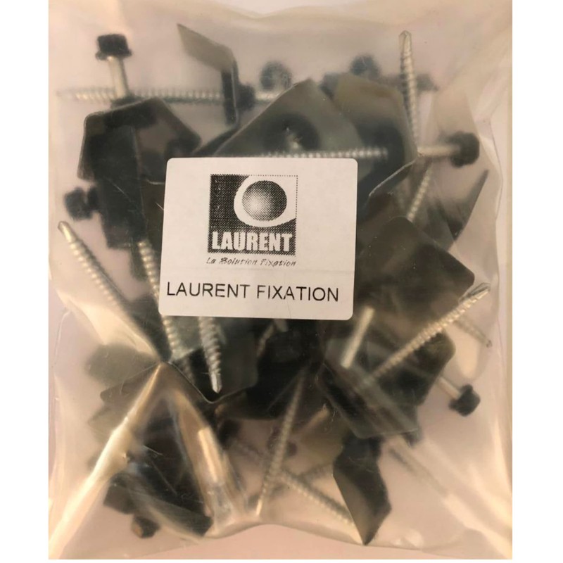 STEEL SCREWS and SPACERS, 25 FIXING KITS FOR CORrugated Sheet