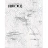 58 Colorado 14ers Checklist Map 11x14 Print (Gray)