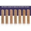 The Quilted Bear Gold Eye Sashiko Embroidery Needles, Assorted Sizes