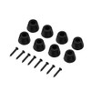 Speaker Spike Feet Kit, 8 Pcs 30x20mm Rubber Isolation Feet