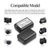 ENEGON NP-FW50 Battery (2-Pack,1300mAh) and Dual Charger for Sony ZV-E10,