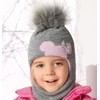 AJS Girls' Winter Hat, 3 - 6 Years, 50/54 -