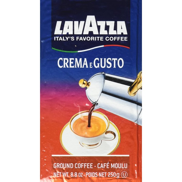 Lavazza Italian Espresso Crema Gusto Ground Coffee, 8.8 oz