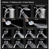 Rain Shower Head with Handheld Showerhead, Chrome 1.8GPM 460311