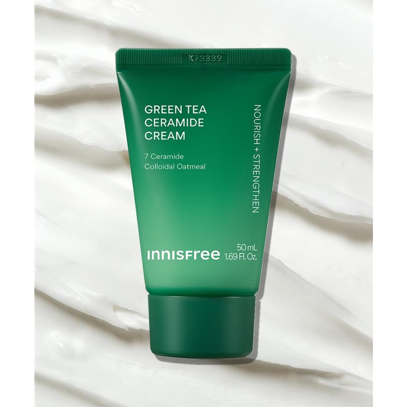 Innisfree [Gift with Purchase] Green Tea Ceramide Cream (Tube) 50mL