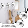 vcsjw Pack of 2 Suction Cup Hooks for Bathroom, Suction