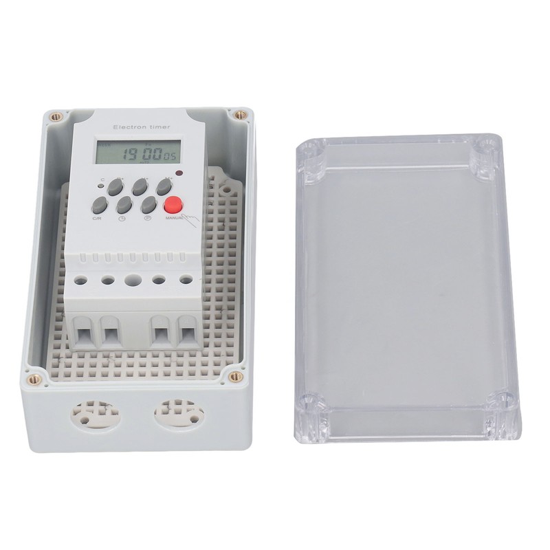 Swimming Pool Pump Timer Waterproof Digital Timer Box Programmable Time