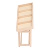 Doll House Shelf Display Racks 1:12 Miniature Wooden Stand Shelf
