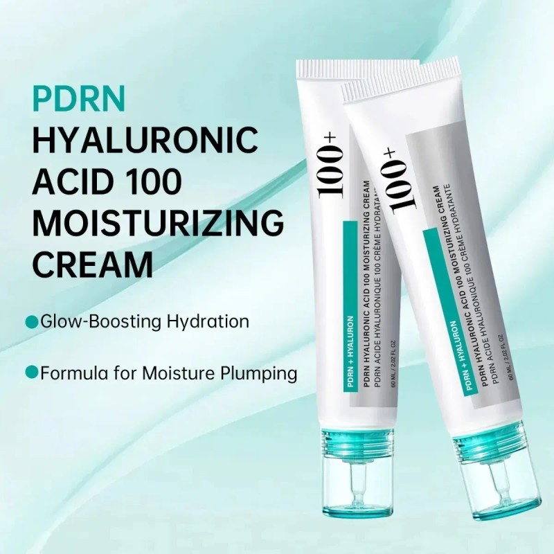 2pcs Crema Facial Hidratante Con Ácido Hialurónico, Pdrn 100