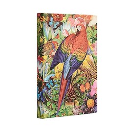 Tropical Garden (Nature Montages) Mini Lined Journal: Hardcover, 85 gsm, Ribbon Marker, Memento Pouch, Elastic Closure
