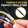 haisstronica Non Insulated Butt Connectors Kit, 100pcs Tinned Copper Uninsulated