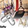 Lsqurel Quick Link 304 Stainless Steel Locking Carabiner Heavy Duty