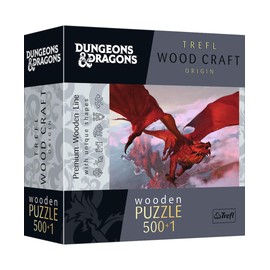 Trefl 20181 Wood Craft Dungeons & Dragons Wooden Puzzle, Multi-Colour