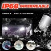 2pcs Focos Led H4/9003/hb2 Lupa Alta Y Baja Auto Motocicleta