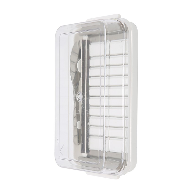 Stainless Steel Butter Cutter Box Cheese Storage Container with Transparent