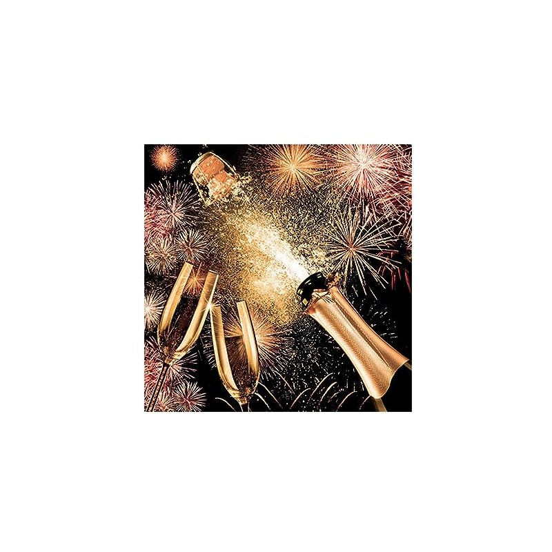 Ambiente Lunch Napkin 33 x 33 cm with Popping Cork