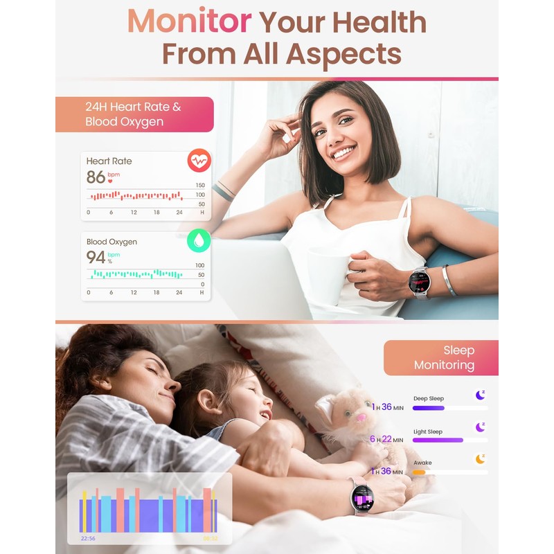 HASAKEI Women's Smartwatch