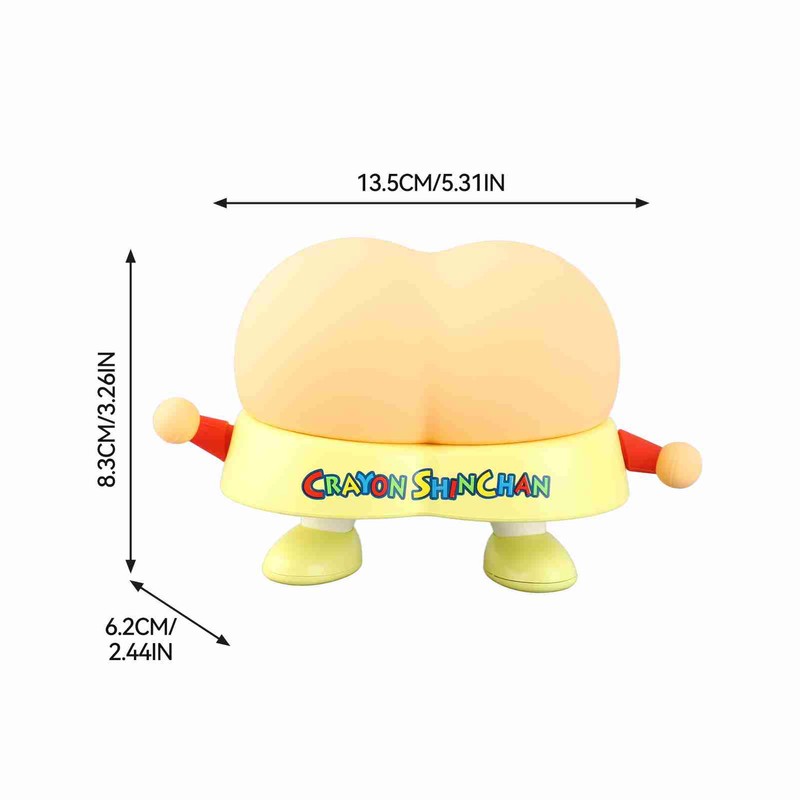 Night Light ABS Silicone Cute Butt Lamp Funny Rechargeable Bedside