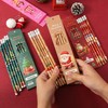 Christmas Character Cute Pencil Case with Eraser Gift lf1384 Free Size/Option NO.3 60ea