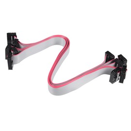 sourcing map Pack of 5 IDC 14 Pins Connectors Flat Ribbon Cable Female 30 cm 2.54 mm Pitch