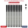 NATARAJ Mist Fine Tip Soft Smooth Ballpoint Pens (10 x