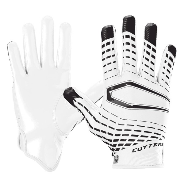 CUTTERS Football Wide Receiver Gloves. Rev 5.0 Ultra Grip No
