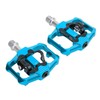 Dual Function Bicycle Pedal Flat Clipless Cleats 3 Sealed Bearings