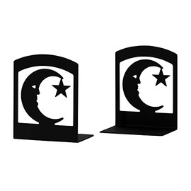 Village Wrought Iron Moon & Star Book Ends (Pair)
