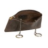 Keycase extra big LEAS, Genuine Leather, dark brown - ''LEAS