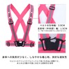 Parrowboss Reflective Waist Wrap, Safety Waist Wrap, Patrol Waistband, Adjustable,