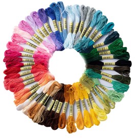 Yotsuba 50X Multicolor Egyptian Cross Stitch Cotton Sewing Embroidery Thread Floss Rainbow Color