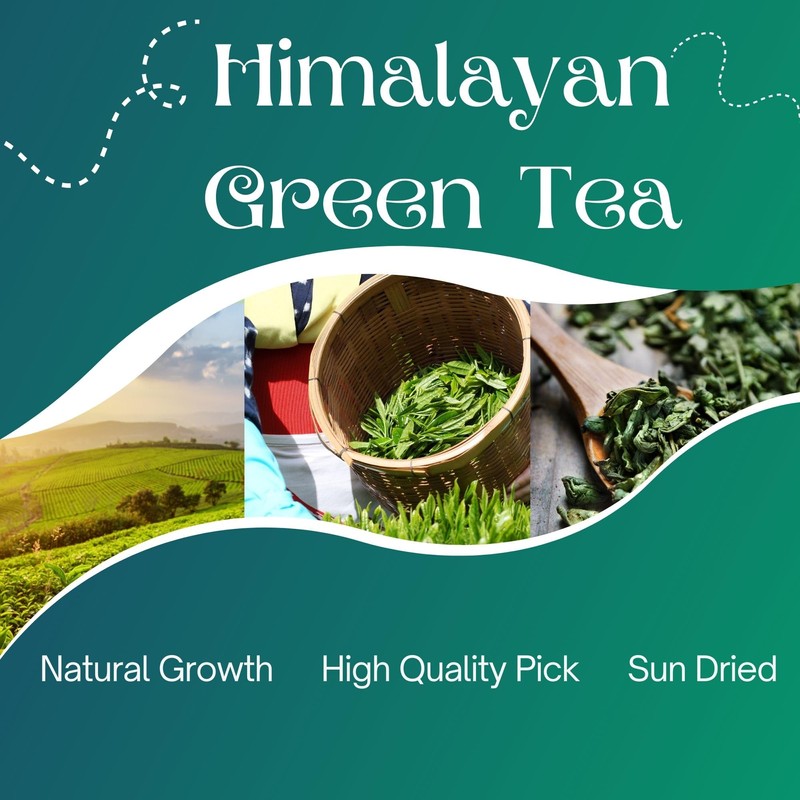 Himalayan Green Tea Organic, 25 Count, Non GMO, Gluten Free,