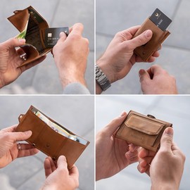 DONBOLSO Wallety XS, Vintage Brown, Vintage