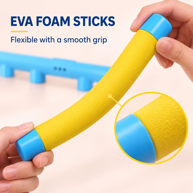 6-Stick Falling Sticks Reflex Challenge Game with Remote Control, 3-Speed