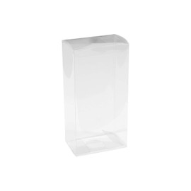 Clear PET Plastic Storage Boxes (8 Pack) 7.5"x3.75"x2.5" - Transparent Gift Boxes, Empty Containers Packing Box for Party Favors Ideal for Cookies, Ornament, Gifts, Wedding, Birthday and Parties