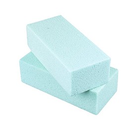 Super Z Outlet Standard Floral Foam Dry Polystyrene Blocks Bricks Green Arts & Crafts Base Lightweight Heavy Duty for Artificial Floral Arrangements (2 Pack, 7.75" x 3.5") (2 Pack)