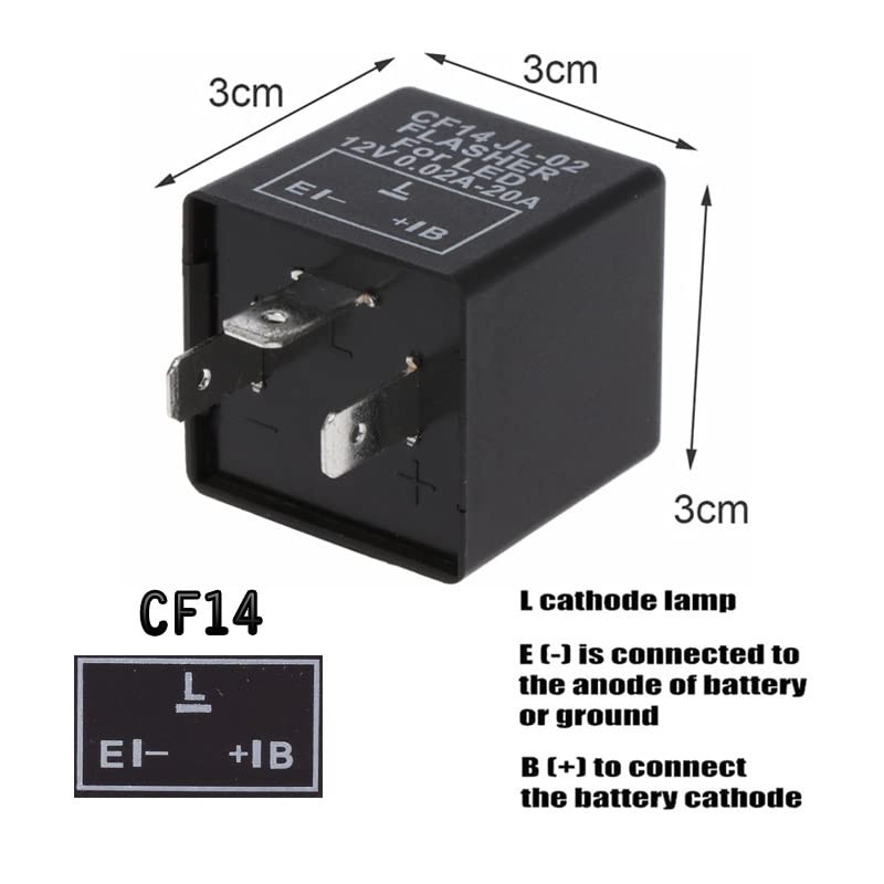 Ziyan LED 12 V Indicator Relay Load Independent 0.02-20 A