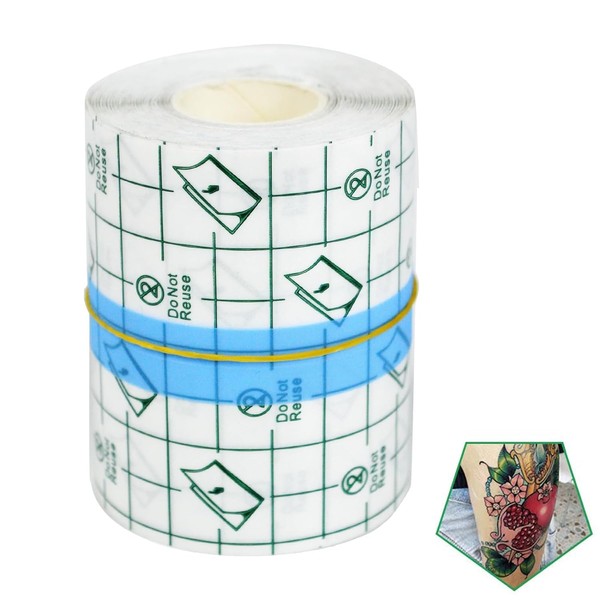 ravido 1PCS Tattoo Aftercare Waterproof Bandage Roll - Waterproof Transparent