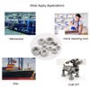 100pcs M3-0.5 Hex Nut Stainless Steel 304(18-8) Metric Hexagon Nut