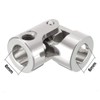 uxcell 6mm to 6mm Inner Dia Rotatable Universal Steering Shaft