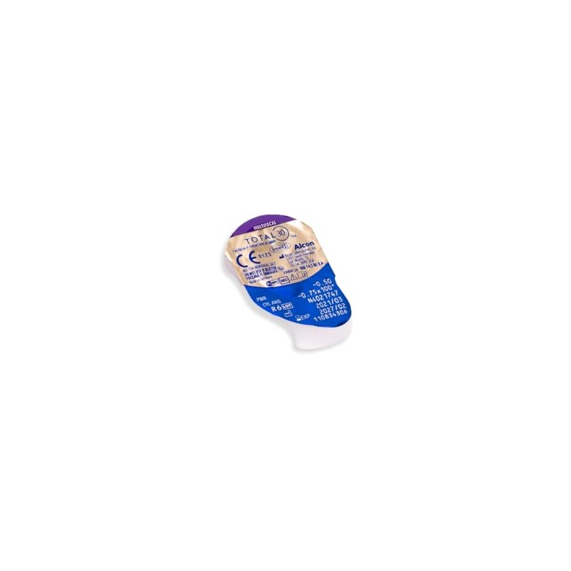 TOTAL30 Multifocal Monthly Lenses, Pack of 6, BC 8.4 mm,